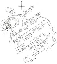 Map showing the layout of CCC Camp V2775