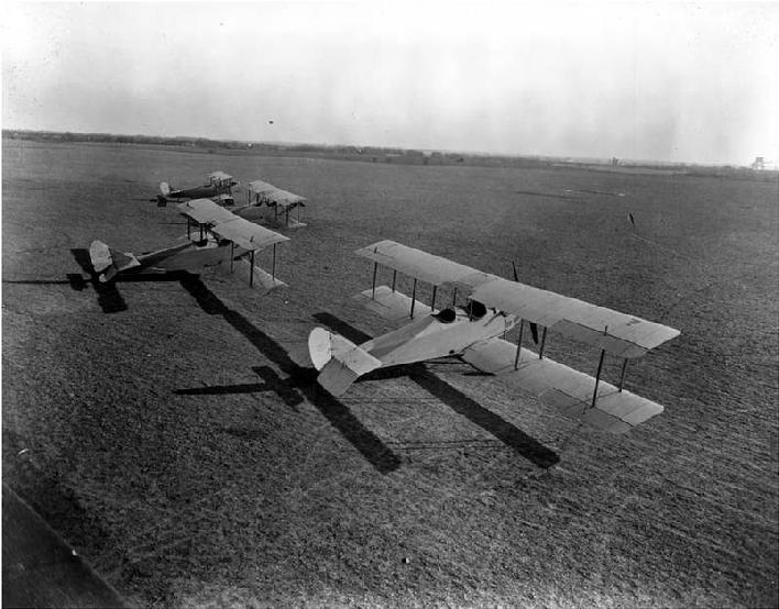 Laird Swallow aircraft at Eielson Field