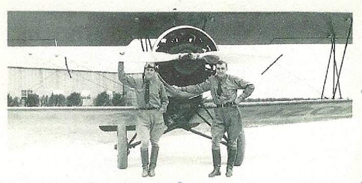 John Osterhouse and mechanic Archie Gieser around 1935