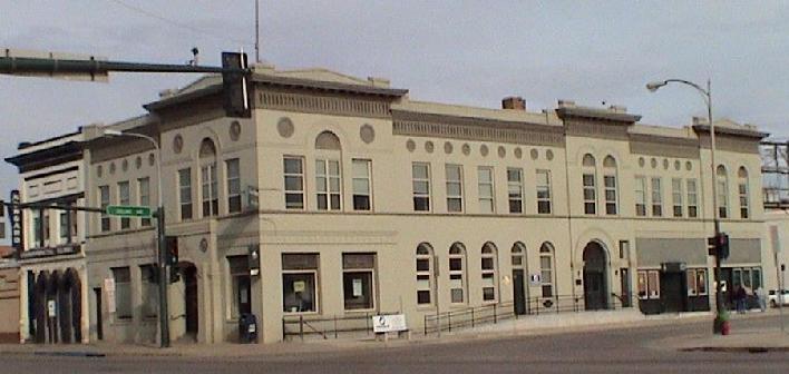 Original First National Bank building in 2010