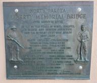 Builder's plate recovered from the 1922 Liberty Memorial Bridge