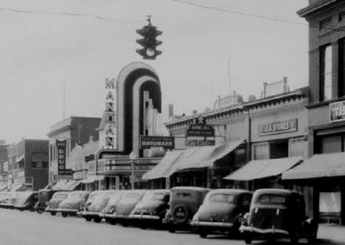 Mandan Theatre on Main Street around 1948