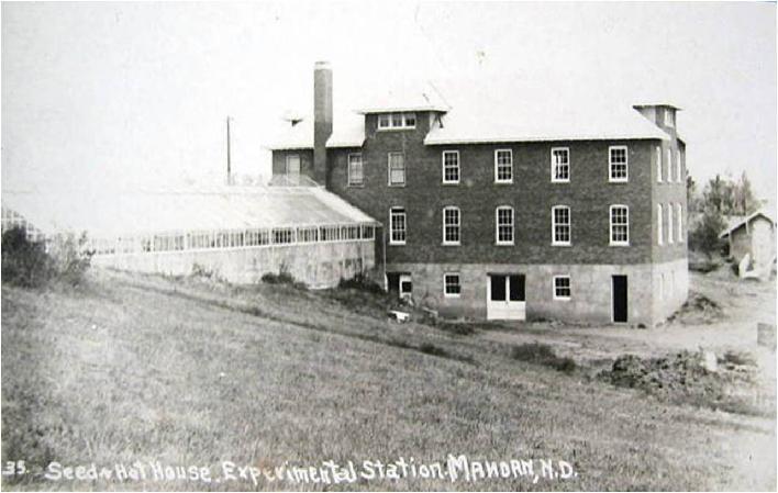 Seed house at the Northern Great Plains Experiment Station