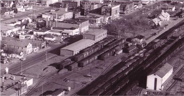 Northern Pacific freight house in 1956