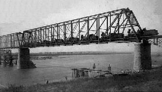 Northern Pacific bridge in October 1882