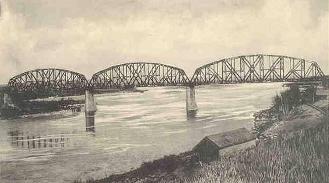 Northern Pacific High Bridge in 1907