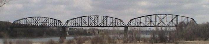 BNSF High Bridge over the Missouri River in 2008
