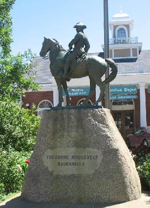 Theodore Roosevelt Roughrider statue in 2006