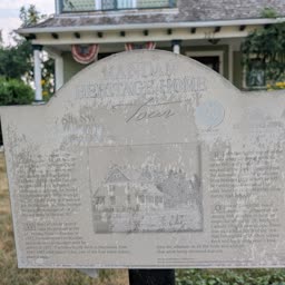 Ellis-Uden Home heritage sign