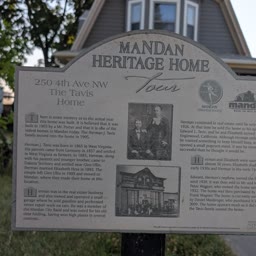 Tavis Home heritage sign